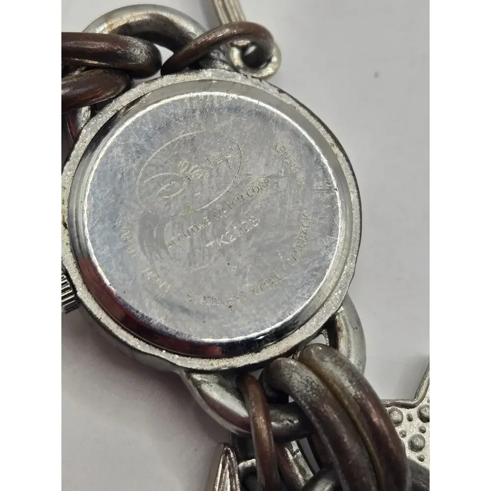 Disney Tinker Bell Charm Bracelet Watch Safi TK2023 Quartz Japan needs battery